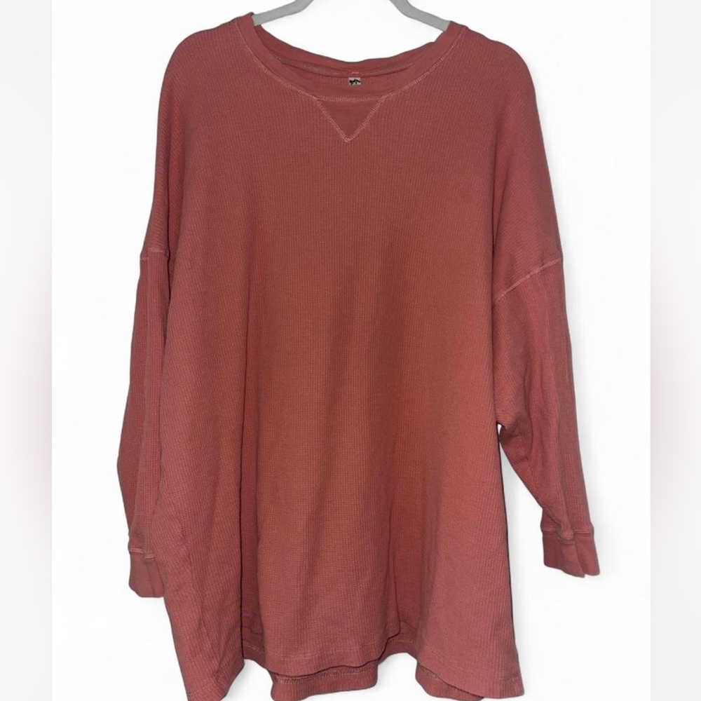 Free People Intimates Long Sleeve Sleep Shirt Oversized
